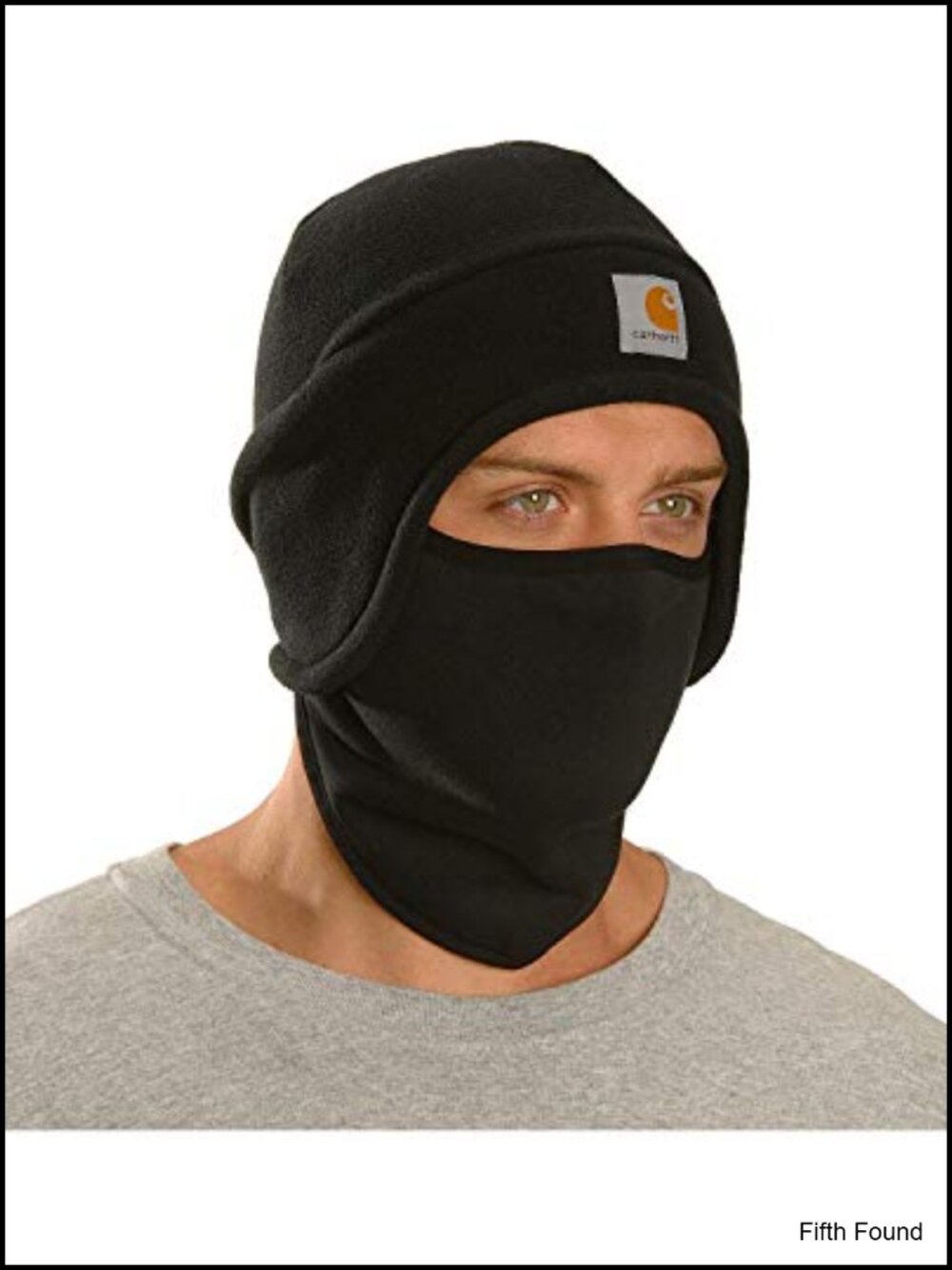 Fleece 2-in-1 Headwear with Ear Flaps & Face Mask, One Size